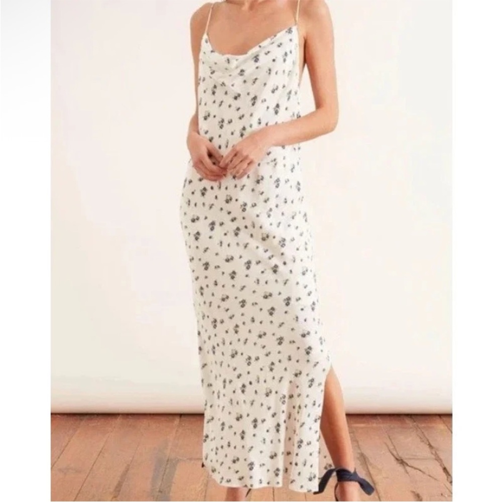Floral White Slip Dress